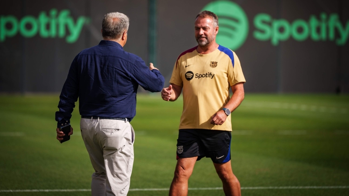 El posible fichaje que Joan Laporta promueve para Hansi Flick El posible fichaje que Joan Laporta promueve para Hansi Flick