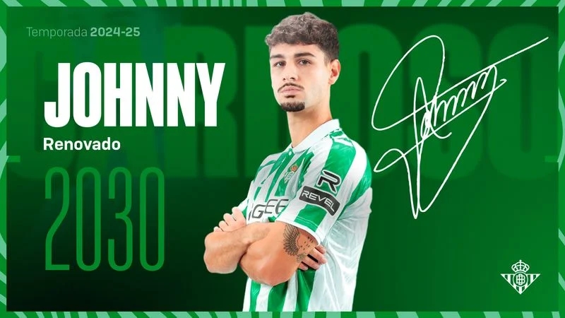 El Real Betis asegura la permanencia de Johnny Cardoso El Real Betis asegura la permanencia de Johnny Cardoso